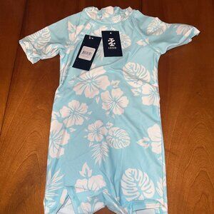 Girls Sz 18/24 months IZOD  1 pc Swim protectant swim wear